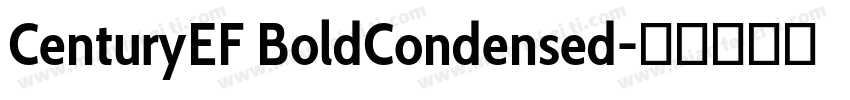 CenturyEF BoldCondensed字体转换
